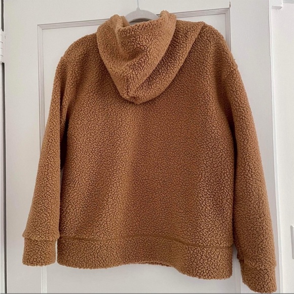GAP Sherpa Caramel Hoodie - Picture 4 of 5